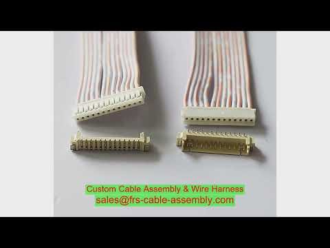 I-PEX 3277-0201 awg-42 micro-coax 10 million flex cycles micro-coax bundle Spain factory custom wire