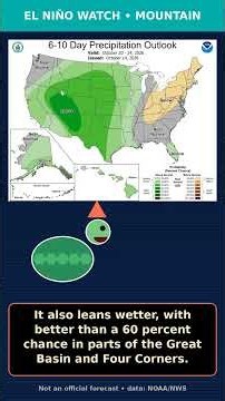 Mountain West Weather This Week + El Niño Outlook (up to 88°F in Phoenix) #ElNino #Shorts