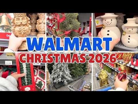🎄 NEW WALMART CHRISTMAS 2026! ✨ NEW HOLIDAY DECOR | SHOP WITH ME AND WALKTHROUGH
