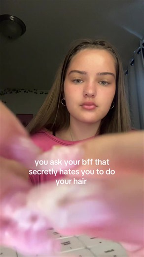 doing ur hair asmr #hairstyle #lofiasmr #asmr #lofi #hair | asmr doing your hair