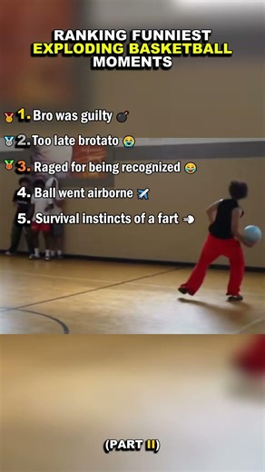 Ranking Funniest Exploding Basketball Moments (Part 2) 🏀 #shorts