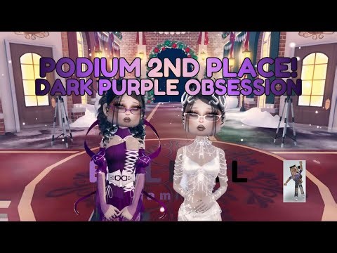 Almost Podium Perfection! 2nd Place in Favorite Item + Dark Purple Slay in Favorite Color (DTI)