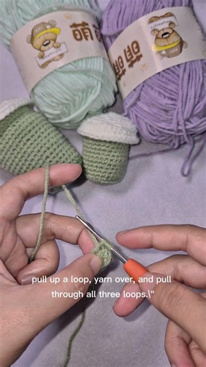 Master the Half Double Crochet in 20 Seconds! ⚡️ #shorts #crochet