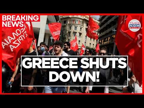 LIVE: Greece Paralyzed, Workers Walk Out in Nationwide May Day Strike Protest | Times Now World