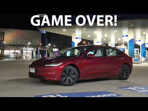 Tesla Model 3 LR RWD range test