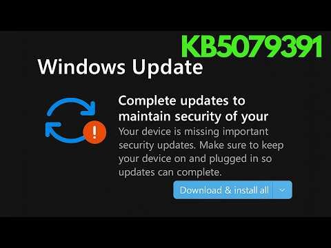 Windows 11 Update KB5079391 Install Error Your Device Is Missing Important Security Updates FIX
