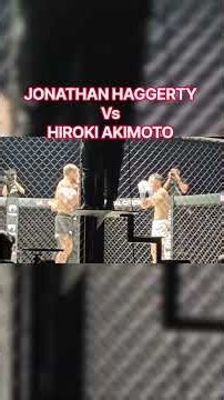 JONATHAN HAGGERTY Vs HIROKI AKIMOTO #kickboxing
