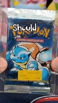 Should I Open it? Or Should I Keep it Sealed? - Episode 528 - Base Set Pokemon (German) from 1999