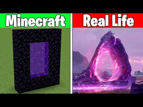 Realistic Fire Simulation vs Minecraft - Real Life Compilation