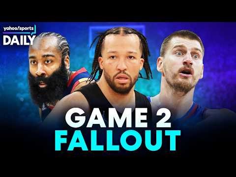 Knicks CHOKE Job, Wolves-Nuggets Tied 1-1, & Harden/Mitchell MASTERCLASS | Yahoo Sports Daily LIVE!🔴