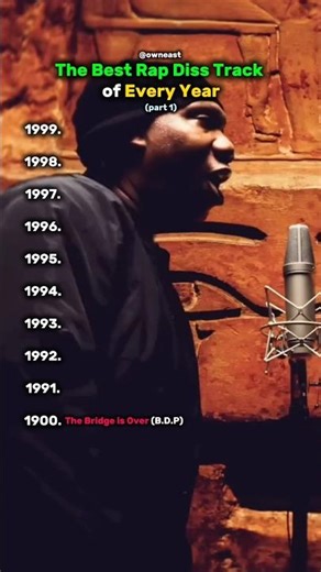 [The Best Rap Diss Track of Every Year]