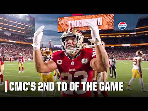 Christian McCaffrey gets his 2nd TD of the night on MNF 🔥 | NFL on ESPN