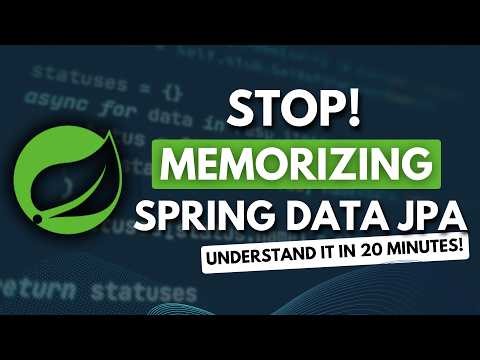 Spring JPA Mastery Video | What is Spring JPA and How It Works | Java Persistence API