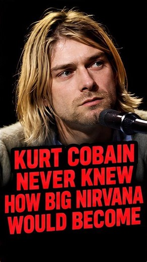 Kurt Cobain never knew how big Nirvana would become #KurtCobain #Nirvana