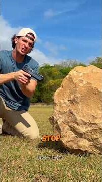 50 Caliber vs Giant Rock – Total Destruction