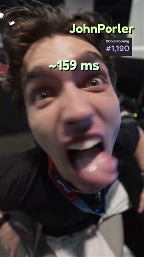 osu players v.s. human benchmark (reaction test)