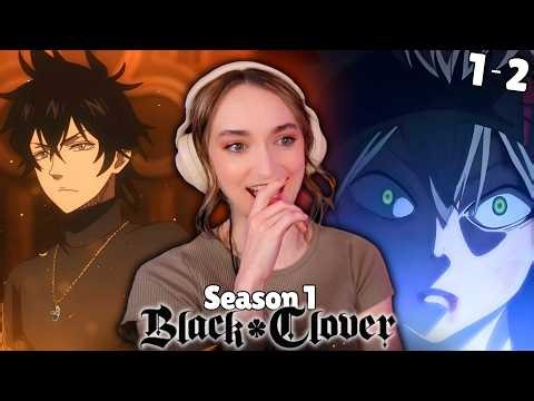 THIS IS BLACK CLOVER!? 🍀🖤 | Asta and Yuno | Episode 1 & 2 | REACTION VIDEO