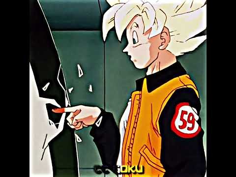Goku broke the shield using one finger