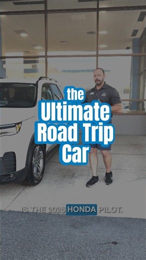 The 2026 Honda Pilot is built for road trips! Explore three-row comfort and convenience. Visit us!
