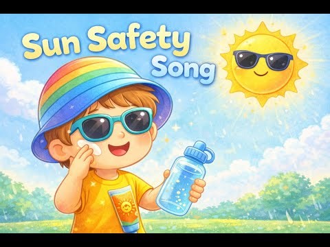 Sun Safety Song ☀️🧢 Outdoor Safety Song for Kids & Toddlers