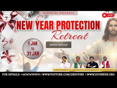 (LIVE) New Year Protection Retreat (1 January 2026) Divine UK