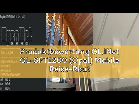 Produktbewertung GL.iNet GL-SFT1200 (Opal) Mobile Reise-Router, AC1200 WiFi Router, VPN Mobiler WLAN