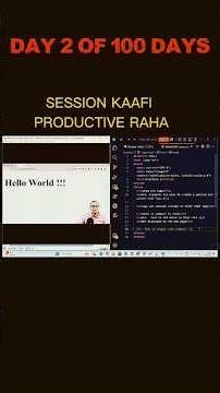 🚀 Day 2 of My 100 Days Coding Challenge