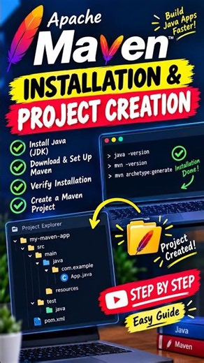 🚀 MAVEN INSTALLATION + PROJECT CREATION