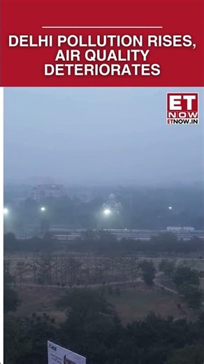 Delhi Pollution Worsens as Smog Covers Multiple Areas, AQI Deteriorates | #shorts