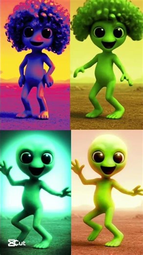 Green alien / Colors Alien / Part-204 #aliendance