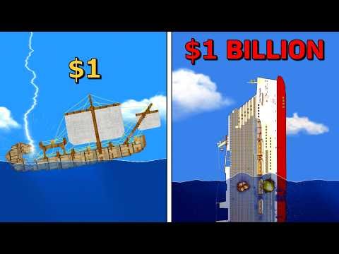 $1 vs $1,000,000,000 Ship | Floating Sandbox