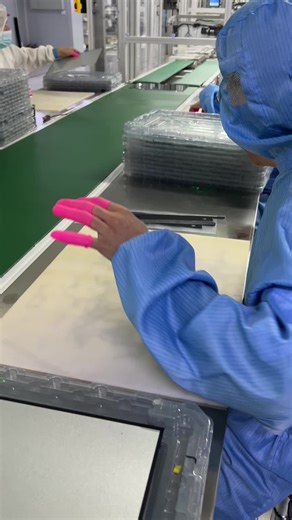 Just quiet factory sounds. No talking. No music. Only precision. #PortableMonitor #TouchScreenMonitor #PortableDisplay #electronicsmanufacturing