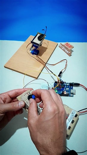 project with arduino and servo | make a tilt platform #arduino #arduinoproject