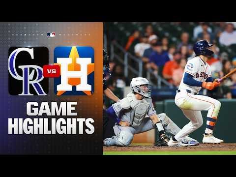Rockies vs. Astros Game Highlights (4/14/26) | MLB Highlights