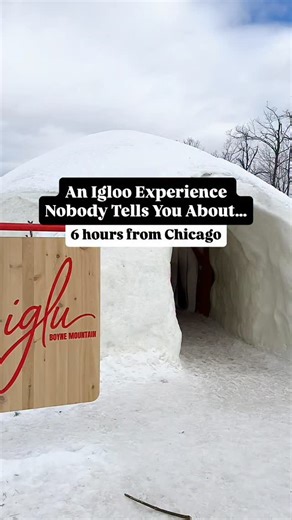 You don’t need to fly to Aspen for this kind of winter vibe ❄️🔥 Picture this: You’re halfway up a snowy mountain. The ski slopes are glowing under night lights. Music is playing. Your drink is warm in your hand. You’re inside an igloo with your people while snow falls outside. No, this isn’t Colorado. And no, it’s not Canada. This is one of the most underrated winter experiences in the Midwest — and it feels straight out of a ski movie. ✨ Here’s what makes it special: • Private heated igloo-sty
