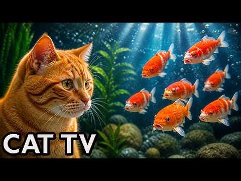 🔴 LIVE Cat TV 🐱 Aquarium for Cats | Fish for Cats to Watch (No Music)
