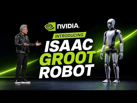 New NVIDIA Isaac GR00T humanoid AI Robot is mind blowing - World Premiere