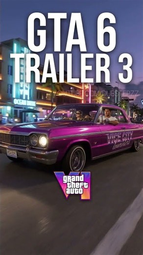 GTA 6 Trailer 3 = Gameplay! #gta6 #gta6trailer #gta #gaming #gta5 #gta6trailer3 #ps5
