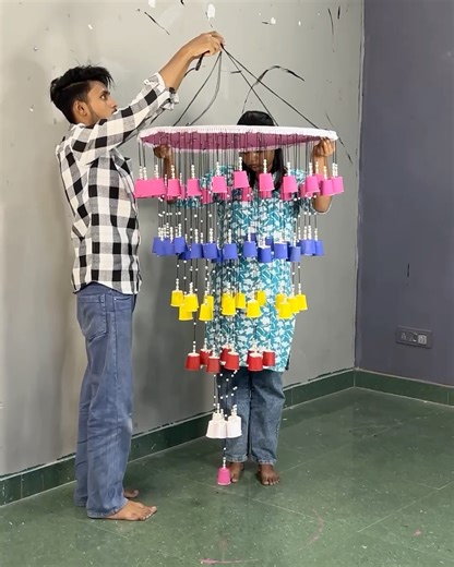 Party Ceiling Decor at Home using paper Cups #Jhumaar #crafts #DIY | Deep's CRAFT