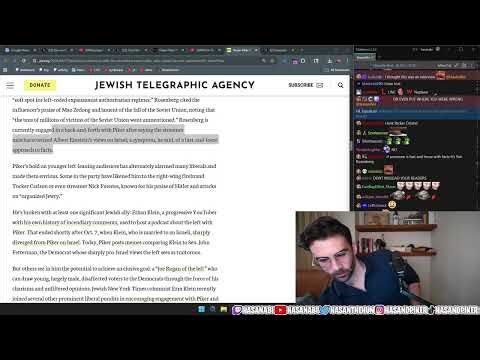 hasan reacts to his interview in Jewish Telegraphic Agency | Coffee & HasanAbi
