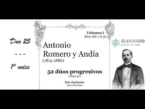 Duo 25 – 1st voice Antonio Romero – 52 duos progresivos vol 1