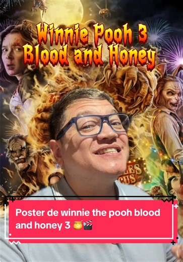 Nuevo póster de Winnie the Pooh blood and honey 🍯🎬 #cine #peliculas #peliculasdeterror #winniethepoohbloodandhoney #dobledeentretenimiento