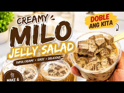 Creamy Milo Jelly Sago | Full Video Recipe with Costing