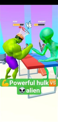 💪Powerful hulk🆚👽alien #hulkshorts #hulktrading #hulkmode #gaming #hulksmash #gameplay #hulk