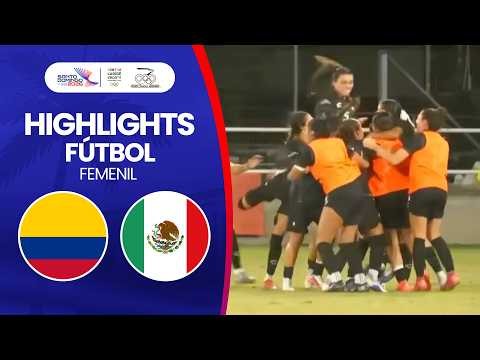 Colombia vs México: fútbol femenil final en Santo Domingo 2026 | Highlights