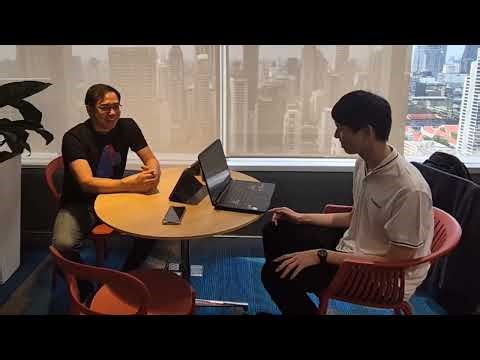 Interviewed by Computer Engineering Student at KMUTT