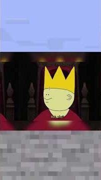 The king choose the wrong person 💀 (ghoulproductionofficial) #minecraft #animation