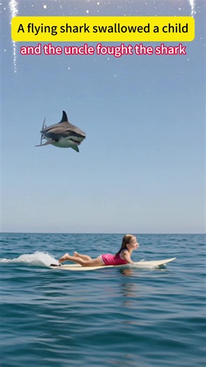 0811yx/A 12-foot Great White dragged his nephew underwater... What this brave uncle did next shocked the entire beach! 🦈🌊