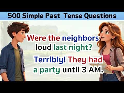 Simple Past Tense Practice | English Speaking Practice |Best English | DailyConversation
