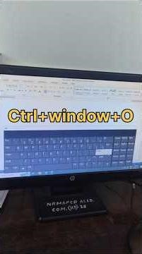 on screen keyboard in computer 🔥 window shortcut key 🔥 on screen keyboard 💫 open on screen keyboard